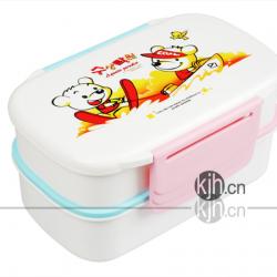 1222大號(hào)方形雙色便當(dāng)